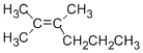 <strong>What is the correct IUPAC name for the following compound? </strong> A) 2-methyl-3-propyl-2-butene B) 1,1,2-trimethyl-1-pentene C) 2,3-dimethyl-2-hexene D) 4,5-dimethyl-4-hexene