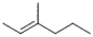 <strong>Which of the following structures corresponds to cis-3-methyl-2-hexene?</strong> A) B) C) D)