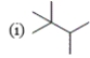 <strong>Which of the following compounds are constitutional isomers? </strong> A) (i) and (ii) B) (i) and (iii) C) (ii) and (iii) D) all of these