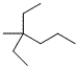 <strong>Which is the correct IUPAC name for the following compound? </strong> A) 2,2-diethylpentane B) 4-ethyl-4-methylhexane C) 4-methyl-4-ethylhexane D) 3-ethyl-3-methylhexane