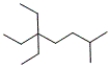 <strong>What is the correct IUPAC name for the following compound? </strong> A) 3,3-diethyl-6-methylheptane B) isododecane C) 3,3-dimethyl-6-ethylheptane D) 1,1,1-triethyl-4-methylpentane