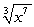 Rewrite the following radical expression as an exponential expression: