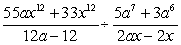 <strong>Divide: </strong> A) B) C) D) E)