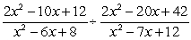 <strong>Divide: </strong> A) B) C) D) E)