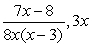 <strong>Write each of the following fractions in terms of the LCM of the denominators: </strong> A) B) C) D) E)