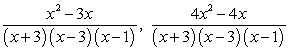 <strong>Write the fractions below in terms of the LCM of the denominators. </strong> A) B) C) D) E)