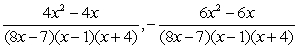 <strong>Write each of the following fractions in terms of the LCM of the denominators: </strong> A) B) C) D) E)