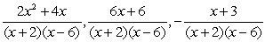 <strong>Write each of the following fractions in terms of the LCM of the denominators: </strong> A) B) C) D) E)