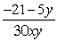 <strong>Simplify: </strong> A) B) C) D) E) None of the above