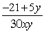 <strong>Simplify: </strong> A) B) C) D) E) None of the above