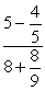 <strong>Simplify: </strong> A) B) C) D) E) None of the above