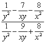 <strong>Simplify: </strong> A) B) C) D) E) None of the above