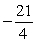 <strong>Solve: </strong> A) 3 B) C) 6 D) -3 E)