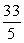 <strong>Solve: </strong> A) B) 5 C) D) E) -5