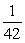 <strong>Solve: </strong> A) B) 42 C) D) 84 E)