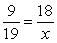 <strong>Solve: </strong> A) B) C) D) 76 E) 38