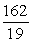 <strong>Solve: </strong> A) B) C) D) 76 E) 38