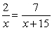 <strong>Solve: </strong> A) 3 B) C) D) 6 E) 12