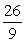 <strong>Solve: </strong> A) 13 B) C) 26 D) E)