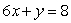 Solve for y:  