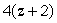 <strong>Factor:  </strong> A)   B)   C)   D)   E)   <div style=padding-top: 35px> 