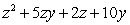 <strong>Factor:  </strong> A)   B)   C)   D)   E)   <div style=padding-top: 35px> 