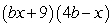 <strong>Factor:  </strong> A)   B)   C)   D)   E) Nonfactorable over the integers <div style=padding-top: 35px> 