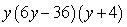<strong>Factor:  </strong> A)   B)   C)   D)   E) Nonfactorable over the integers <div style=padding-top: 35px> 