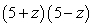 <strong>Factor:  </strong> A)   B)   C) Nonfactorable D)   E)   <div style=padding-top: 35px> 