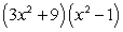 <strong>Factor the following expression:  </strong> A)   B)   C)   D) Nonfactorable E)   <div style=padding-top: 35px> 
