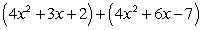 <strong>Add the following. Use a vertical format. </strong> A) B) C) D) E)