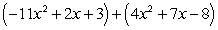 <strong>Add the following. Use a horizontal format. </strong> A) B) C) D) E)