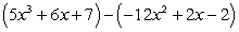 <strong>Subtract the following. Use a horizontal format. </strong> A) B) C) D) E)
