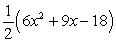 <strong>The base of a triangle is (x-2) m and the height is (3x+9) m. Find the area of the triangle in terms of the variable x. 3x+9 x-2</strong> A) m<sup>2</sup> B) m<sup>2</sup> C) m<sup>2</sup> D) m<sup>2</sup> E) m<sup>2</sup>