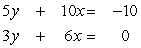 <strong>Solve the following system of equations by graphing: </strong> A) No solution B) The ordered-pair solutions of C) (3, 2) D) (2, 2)
