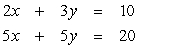 <strong>Solve by substitution: </strong> A) No solution B) (5, 4) C) (-1, 0) D) (2, 2) E) Dependent