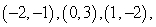 <strong>Graph the ordered pairs below. and </strong> A) B) C) D) E)