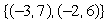 <strong>Find the domain and range of the following function. </strong> A) D: {-3, -2, 3, 6, 7}; R: {3, 6, 7} B) D: R: C) D: {3, 6, 7}; R: {3, 6, 7} D) D: {3, 6, 7}; R: {-3, -2, 3, 6, 7} E) D: {-3, -2, 3, 6, 7}; R: {-3, -2, 3, 6, 7}