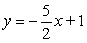 <strong>Find the equation of the line that contains the given point and has the given slope. (5, 1) , m = .</strong> A) B) C) D) E)