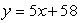 <strong>Find the equation of the line that contains the given point and has the given slope. (-2, -12) , m = 5.</strong> A) B) C) D) E)