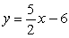 <strong>Find the equation of the line that contains the given point and has the given slope. (-5, -6) , m = </strong> A) B) C) D) E)