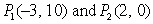 <strong>Find the equation of the line passing through the points whose coordinates are .</strong> A) B) C) D) E)