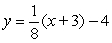 <strong>Find the equation of the line that contains the points P<sub>1</sub>(-3, -4) and P<sub>2</sub>(5, -4).</strong> A) B) C) D) E)