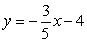 <strong>Find the equation of the line that contains the points P<sub>1</sub>(-2, -4) and P<sub>2</sub>(3, -7).</strong> A) B) C) D) E)