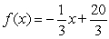 <strong>Let f be a linear function. If and , find .</strong> A) B) C) D) E)
