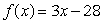 <strong>Let f be a linear function. If and , find .</strong> A) B) C) D) E)