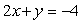 Find the equation of the line containing the point (3, 1) and parallel to the line .