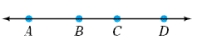 <strong>Given AB = 8 mm, BC = 4 mm, and AD = 39 mm, find CD. </strong> A) 27 mm B) 31 mm C) 35 mm D) 51 mm E) 28 mm