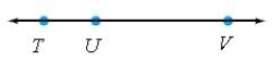 <strong>Given TU = 4 m and UV is 5 times the length of TU, find the length of TV. </strong> A) 20 m B) 25 m C) 21 m D) 24 m E) 10 m