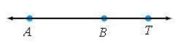 <strong>Given AB = 9 in and the length of BC is the length of AB, find the length of AC. </strong> A) 36 in B) 3 in C) 12 in D) 27 in E) 18 in